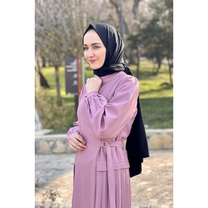 Moda Çizgi Tesettür Elbise