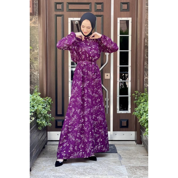 Moda Çizgi Tesettür Elbise