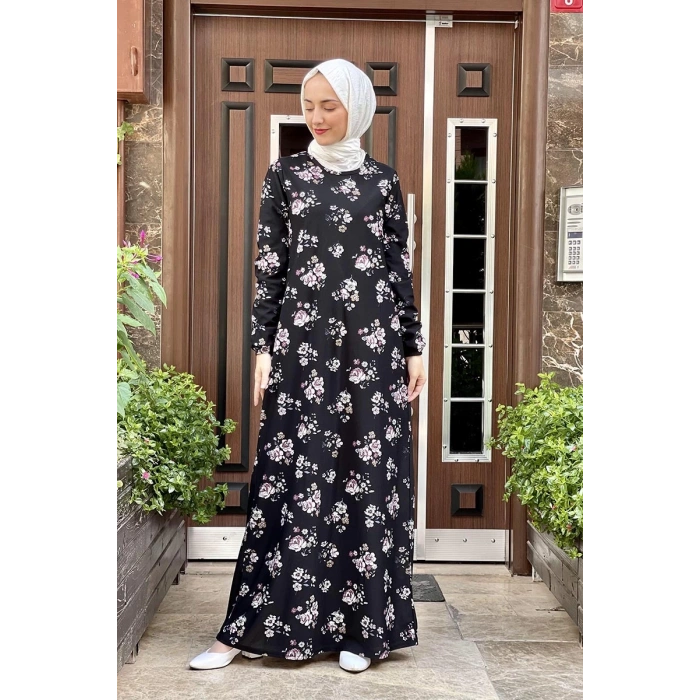 Moda Çizgi Tesettür Elbise