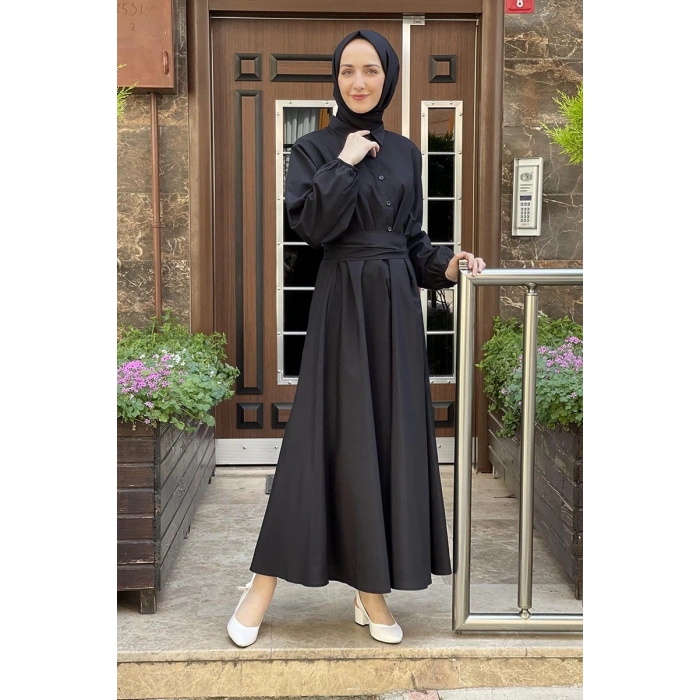 Moda Çizgi Tesettür Elbise