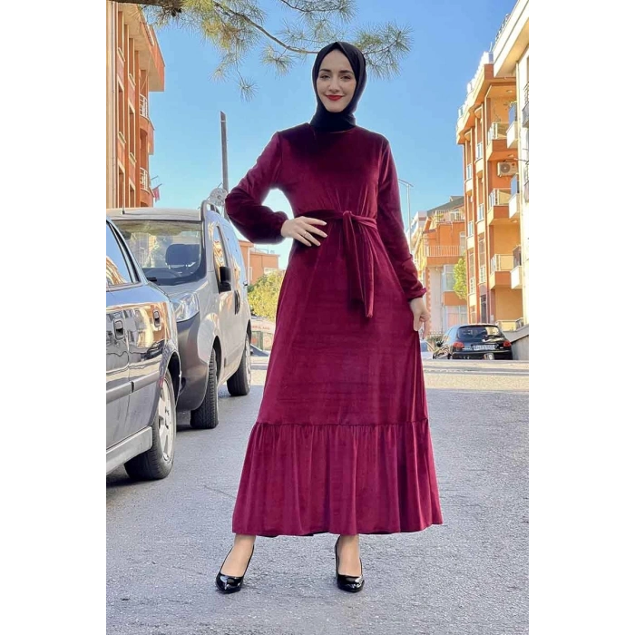 Moda Çizgi Tesettür Elbise