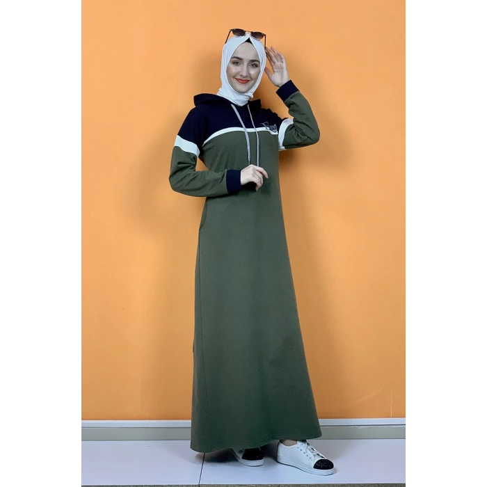 Moda Çizgi Tesettür Elbise