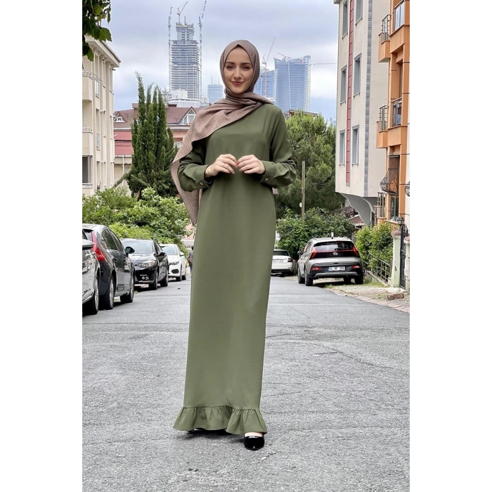 Moda Çizgi Tesettür Elbise