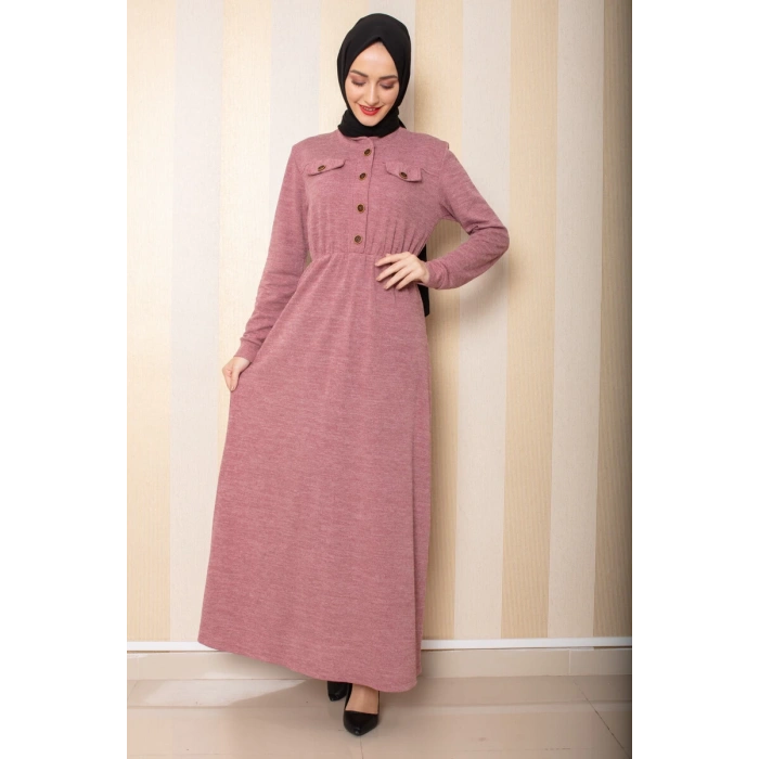 Moda Çizgi Tesettür Elbise