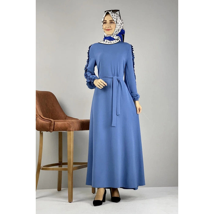 Moda Çizgi Tesettür Elbise