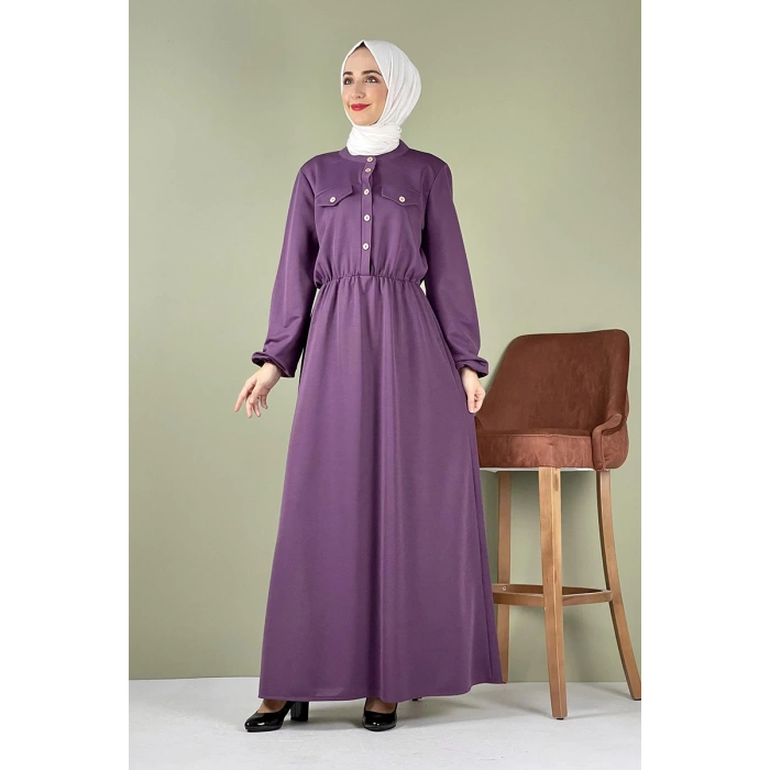 Moda Çizgi Tesettür Elbise