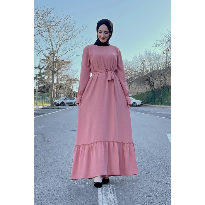 Moda Çizgi Tesettür Elbise