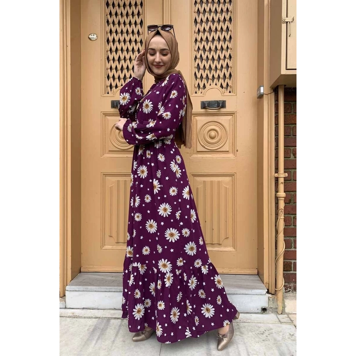 Moda Çizgi Tesettür Elbise