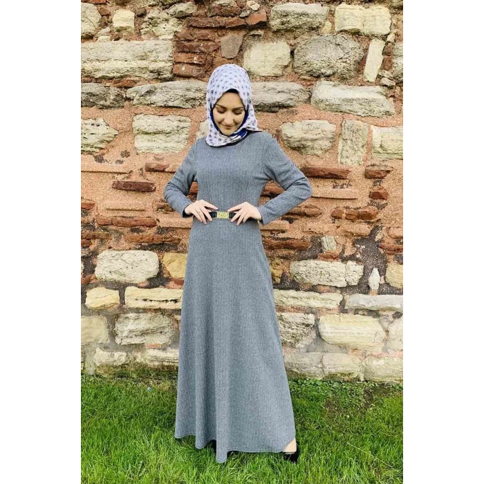 Moda Çizgi Tesettür Elbise