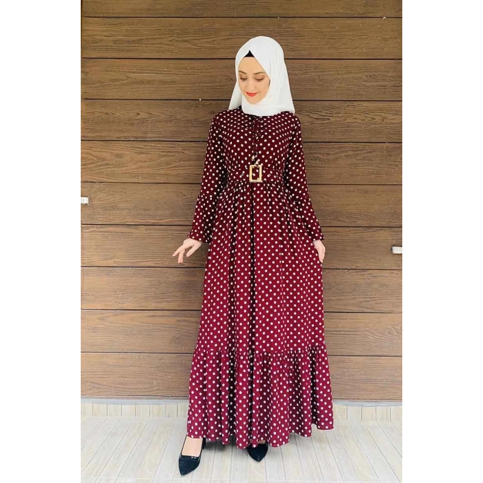 Moda Çizgi Tesettür Elbise