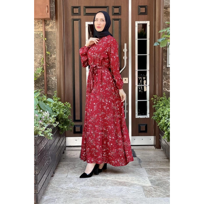 Moda Çizgi Tesettür Elbise