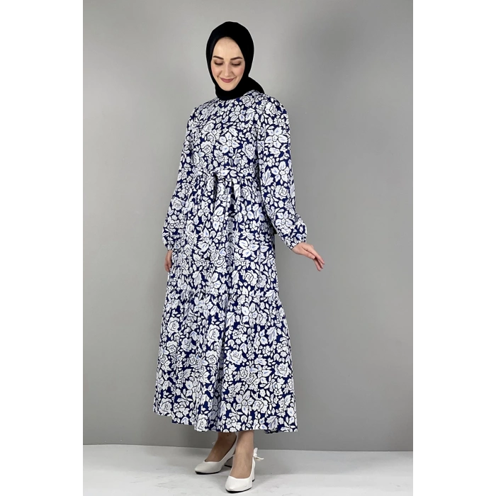 Moda Çizgi Tesettür Elbise