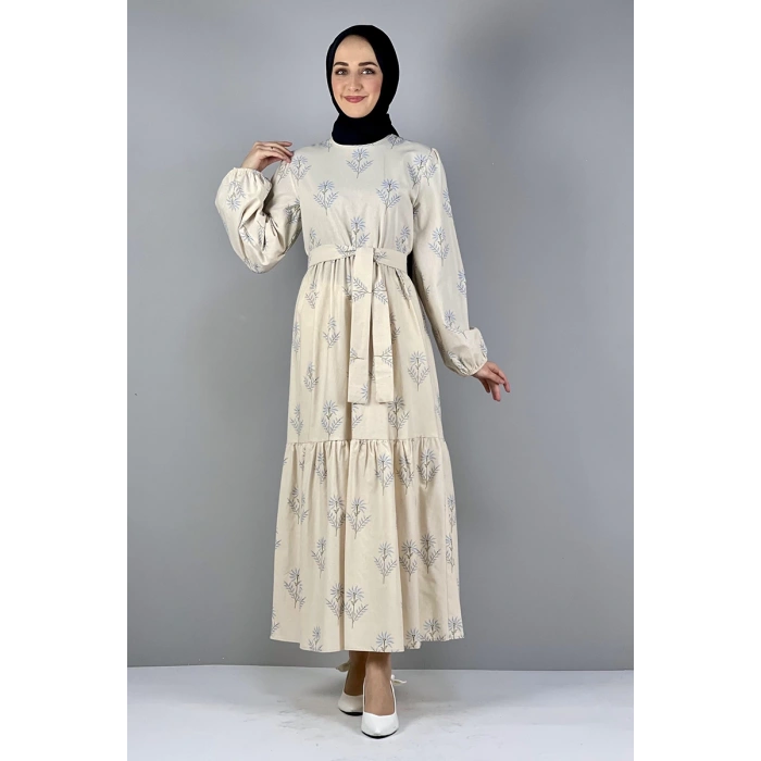 Moda Çizgi Tesettür Elbise