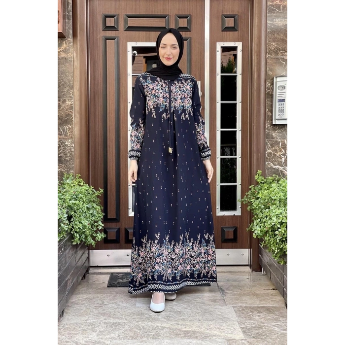 Moda Çizgi Tesettür Elbise