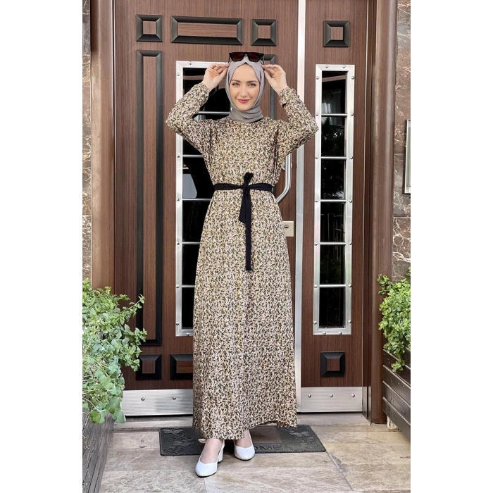 Moda Çizgi Tesettür Elbise