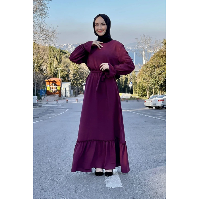 Moda Çizgi Tesettür Elbise