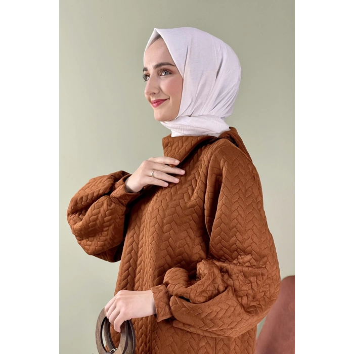 Moda Çizgi Tesettür Elbise