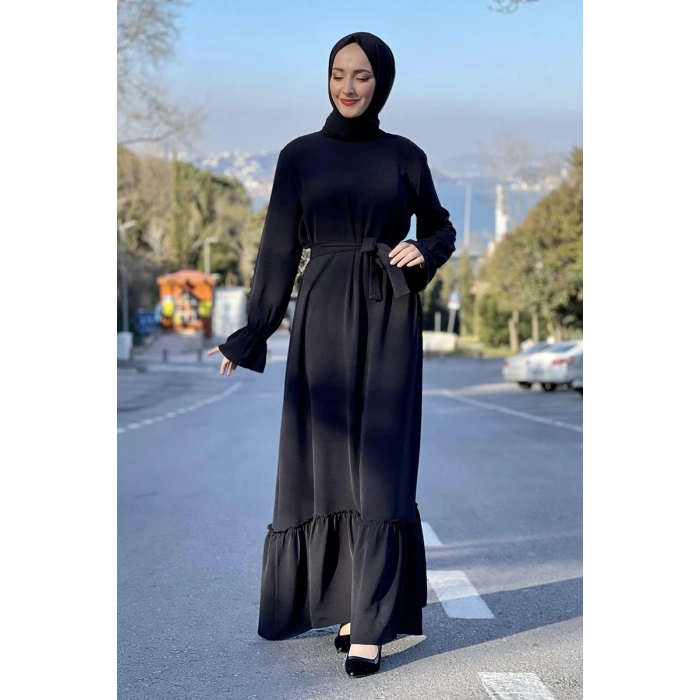 Moda Çizgi Tesettür Elbise