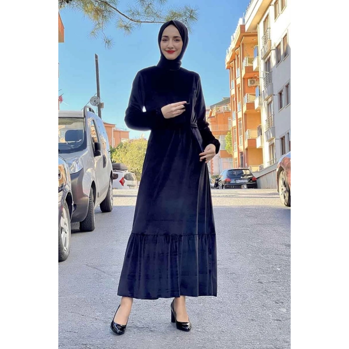 Moda Çizgi Tesettür Elbise