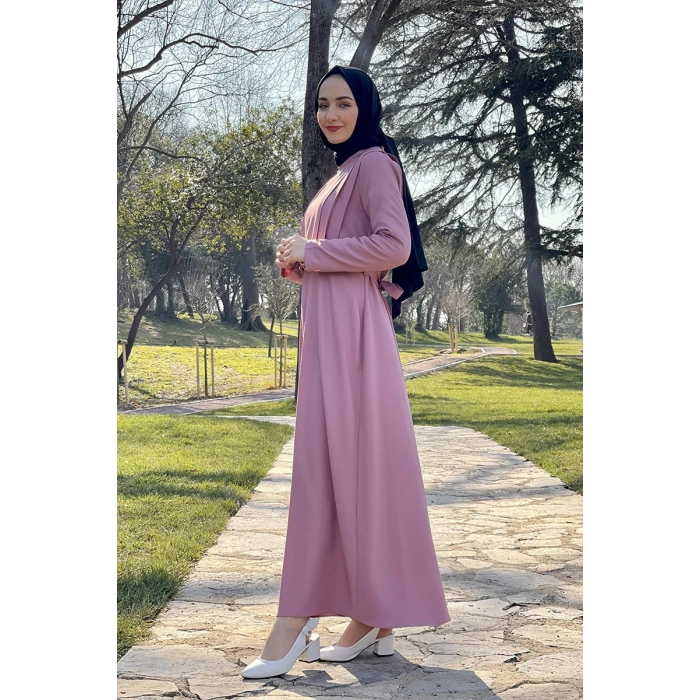 Moda Çizgi Tesettür Elbise