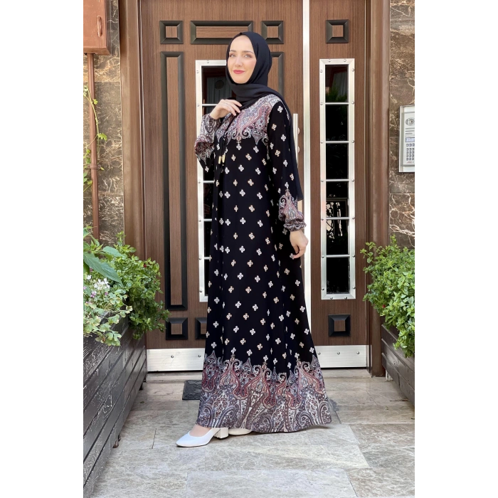 Moda Çizgi Tesettür Elbise