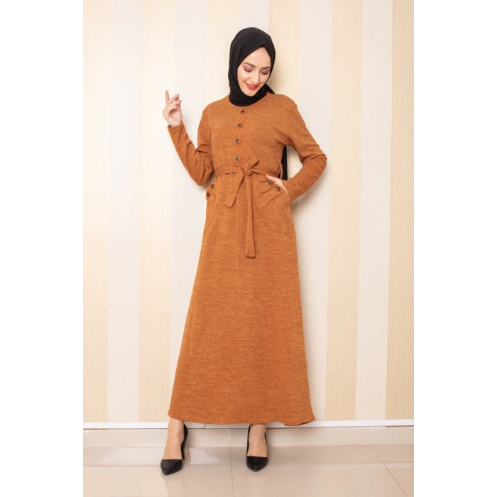 Moda Çizgi Tesettür Elbise