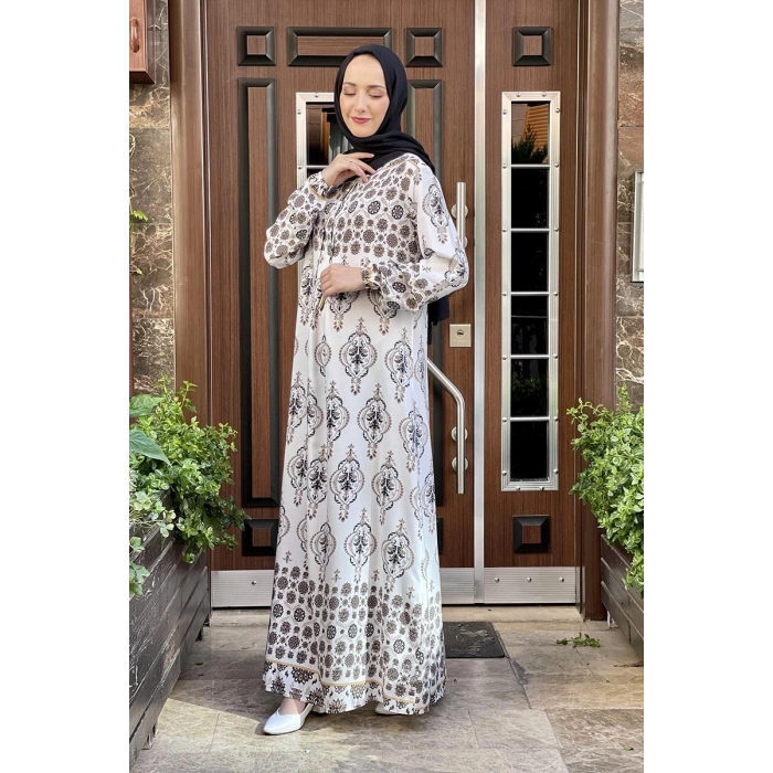 Moda Çizgi Tesettür Elbise