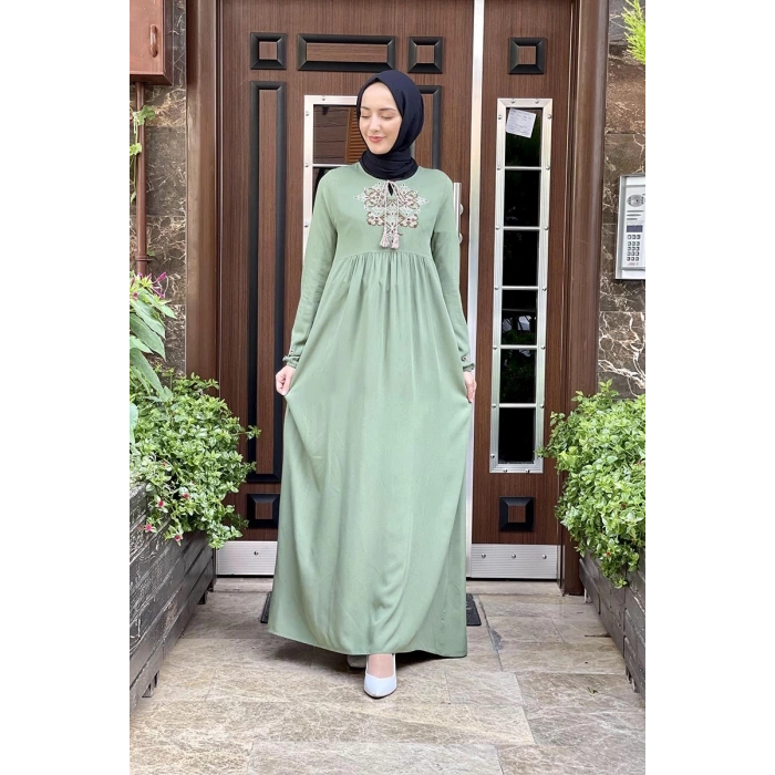 Moda Çizgi Tesettür Elbise