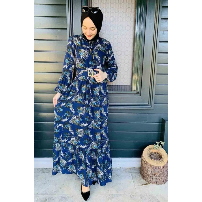 Moda Çizgi Tesettür Elbise