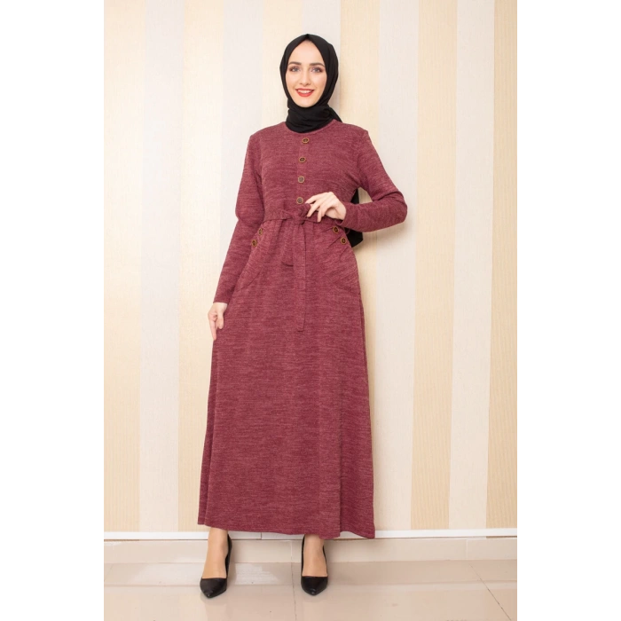 Moda Çizgi Tesettür Elbise