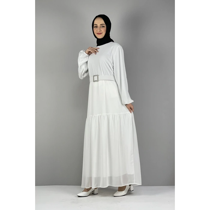 Moda Çizgi Tesettür Elbise