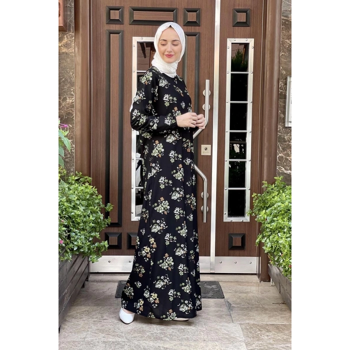 Moda Çizgi Tesettür Elbise