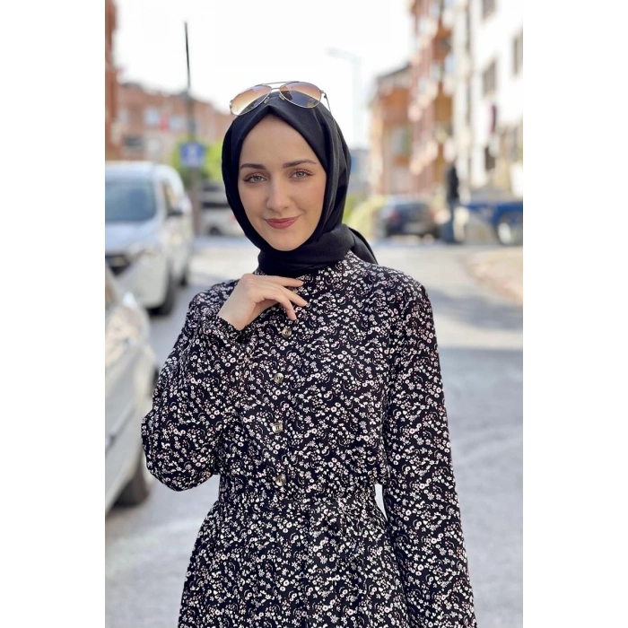 Moda Çizgi Tesettür Elbise
