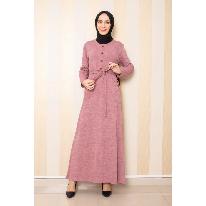 Moda Çizgi Tesettür Elbise