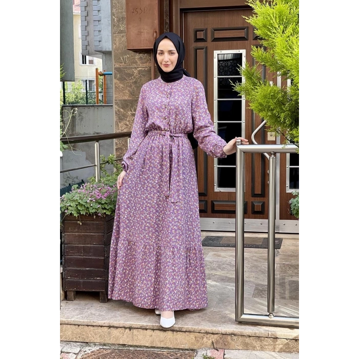 Moda Çizgi Tesettür Elbise