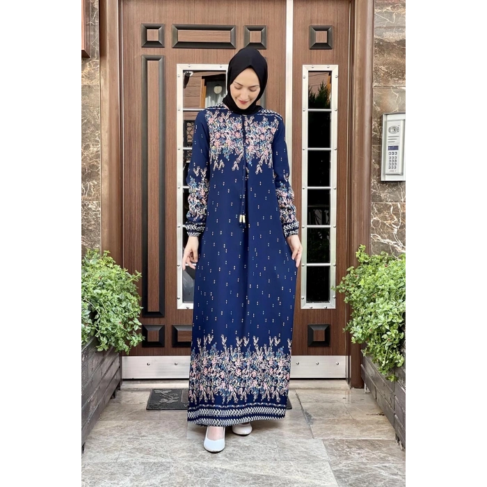 Moda Çizgi Tesettür Elbise