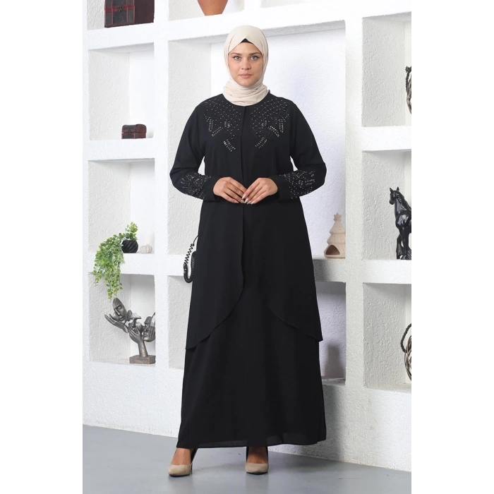 Moda Çizgi Tesettür Elbise