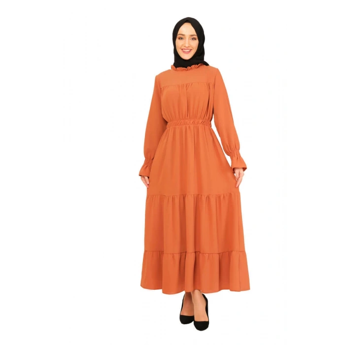 Moda Çizgi Tesettür Elbise