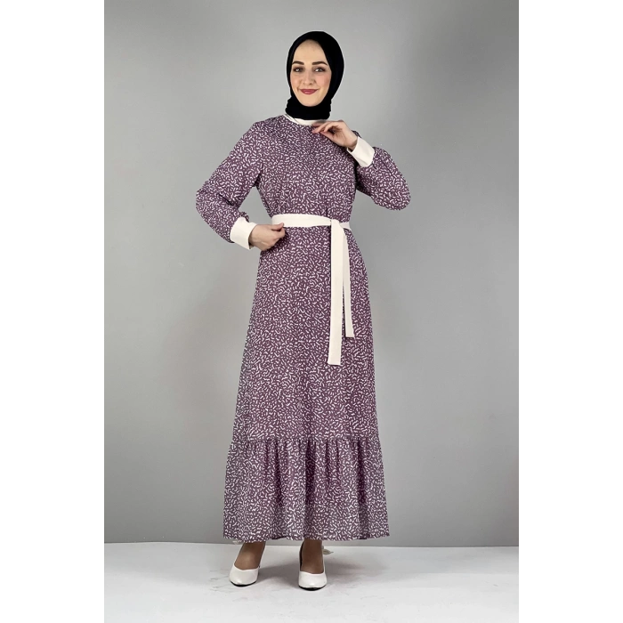Moda Çizgi Tesettür Elbise