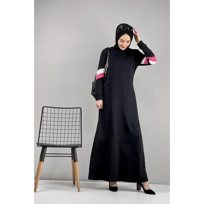 Moda Çizgi Tesettür Elbise