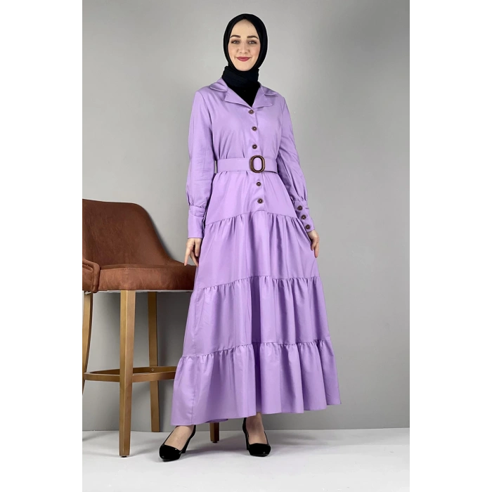 Moda Çizgi Tesettür Elbise