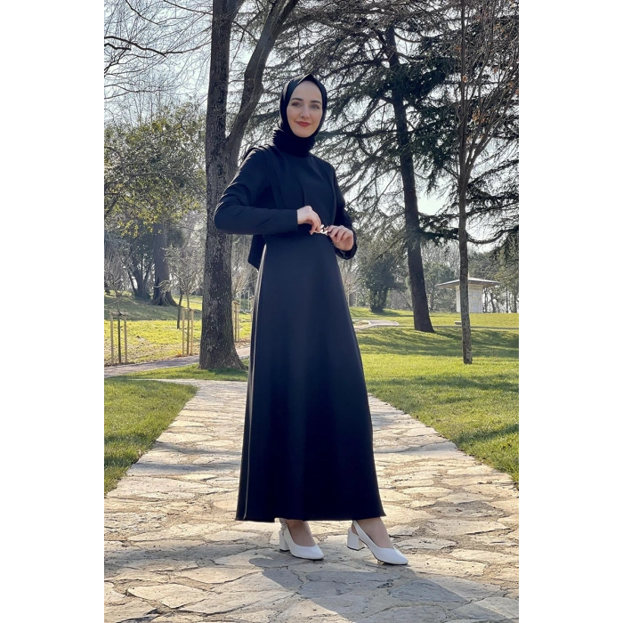 Moda Çizgi Tesettür Elbise