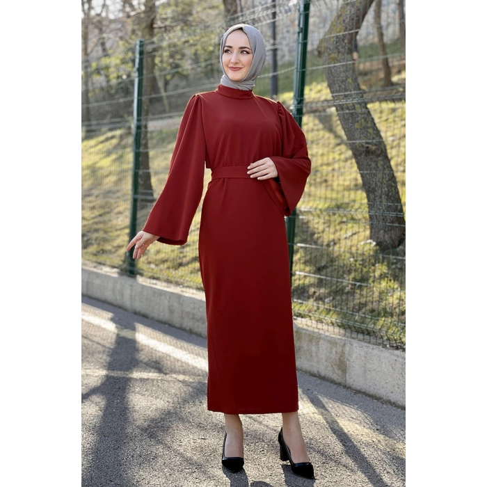 Moda Çizgi Tesettür Elbise