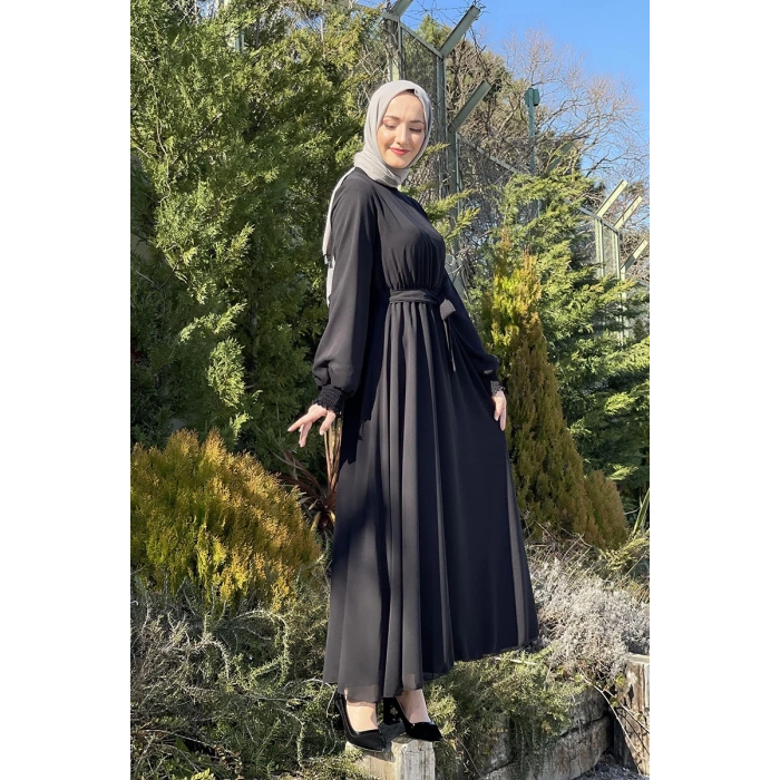 Moda Çizgi Tesettür Elbise