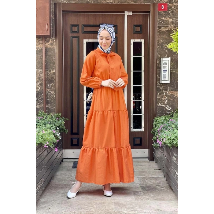 Moda Çizgi Tesettür Elbise