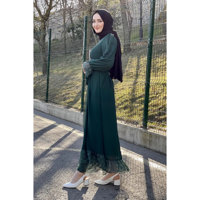 Moda Çizgi Tesettür Elbise