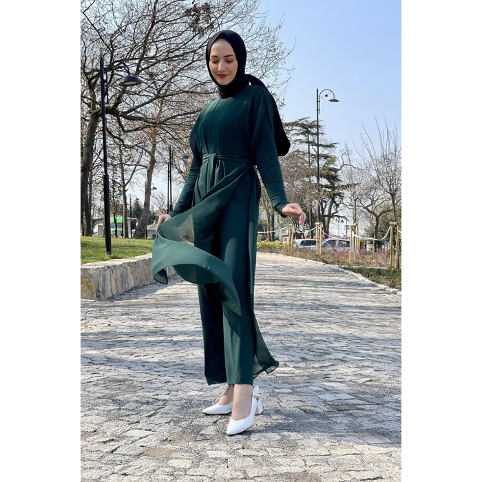 Moda Çizgi Tesettür Elbise