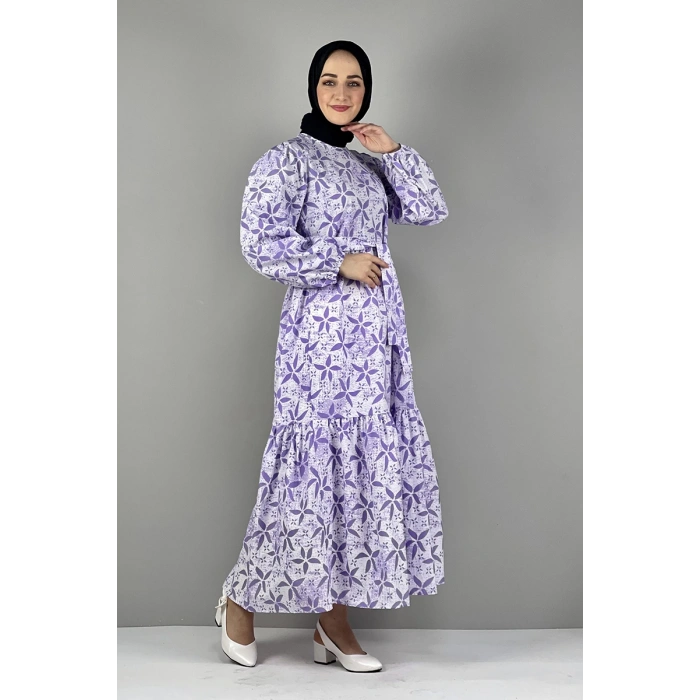 Moda Çizgi Tesettür Elbise