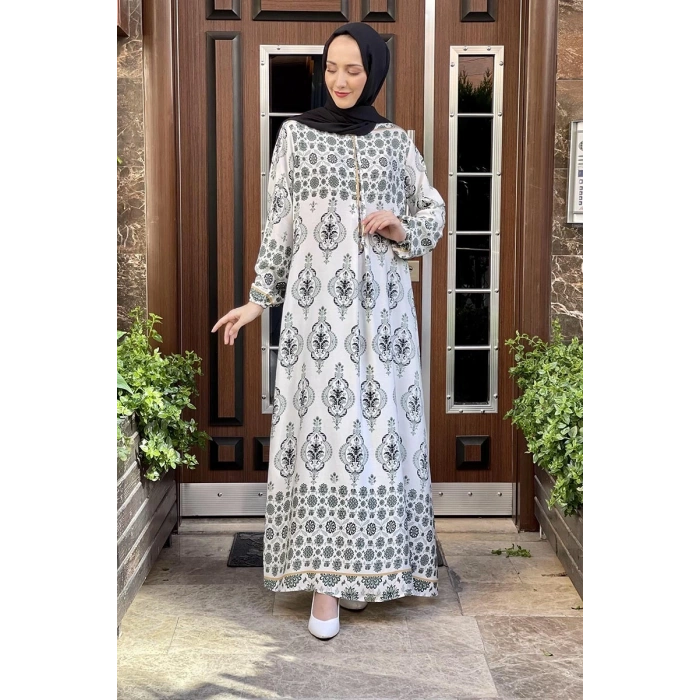 Moda Çizgi Tesettür Elbise