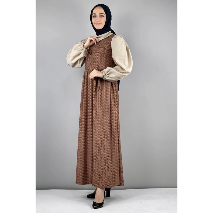 Moda Çizgi Tesettür Elbise